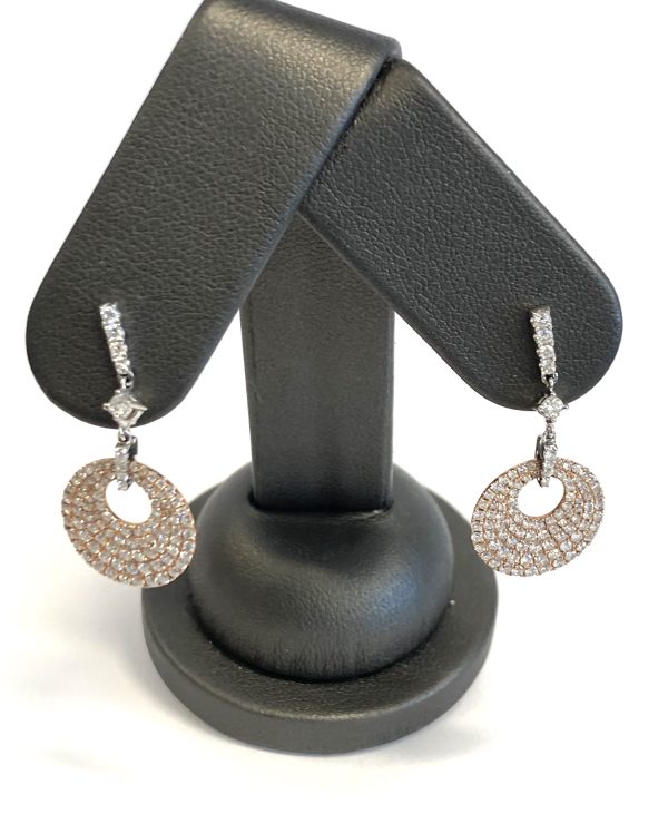 DANGLE DISC EARRINGS
