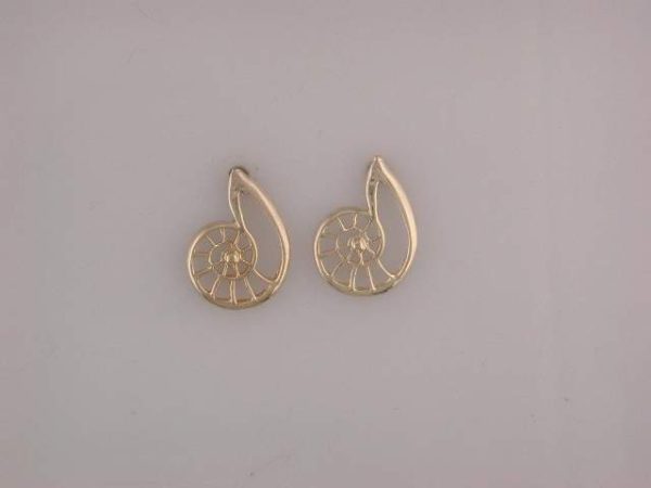 14K YELLOW GOLD EARRINGS. 1.2 GRAMS.