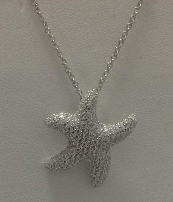 925/CZ STARFISH PEND/CHAIN DAZZLERS