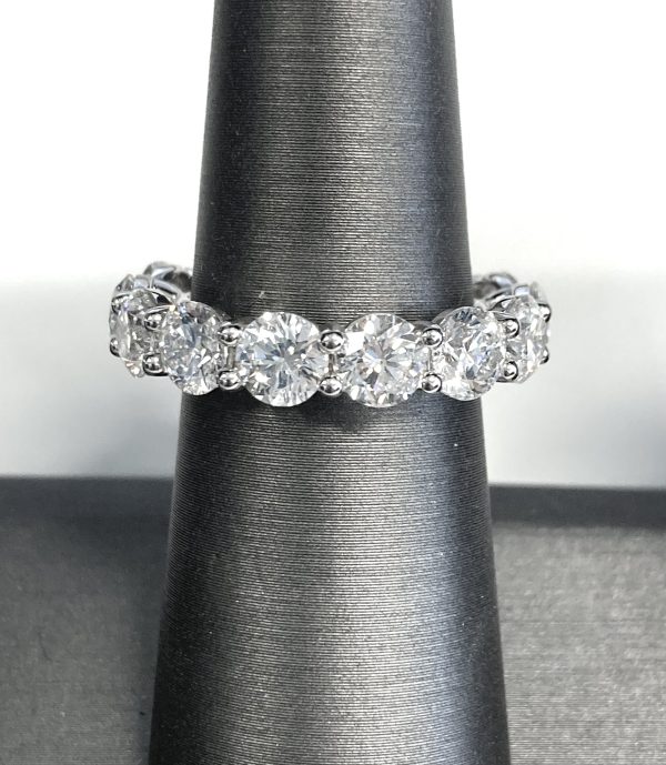 ROUND BRILLIANT DIAMOND ETERNITY BAND