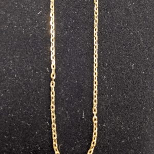 18" 14K YELLOW GOLD CABLE LINK CHAIN (3.8 GRAMS)