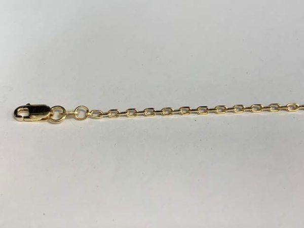 18" YELLOW GOLD CHAIN 3.8 GRAMS