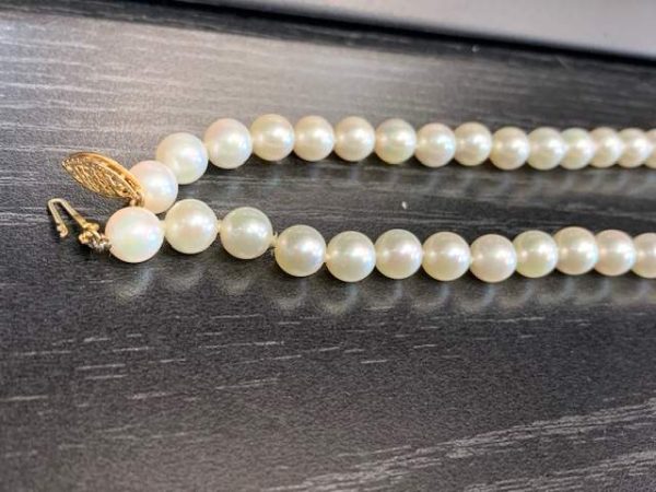 PEARL NECKLACE 6MM PEARLS