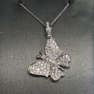 DIAMOND BUTTERFLY PENDENT