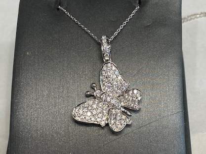 DIAMOND BUTTERFLY PENDENT