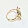 14K YELLOW GOLD SHIPS WHEEL RING - Image 2
