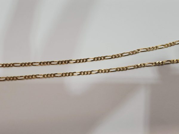 14K YG 18" CHAIN, 3.8DWT