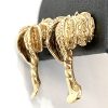 GOLD PALM TREE EARRINGS - Image 2