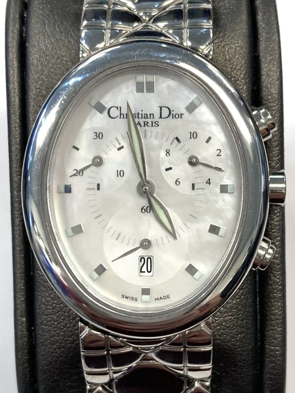 STAINLESS STELL LADIES CHRISTIAN DIOR WATCH