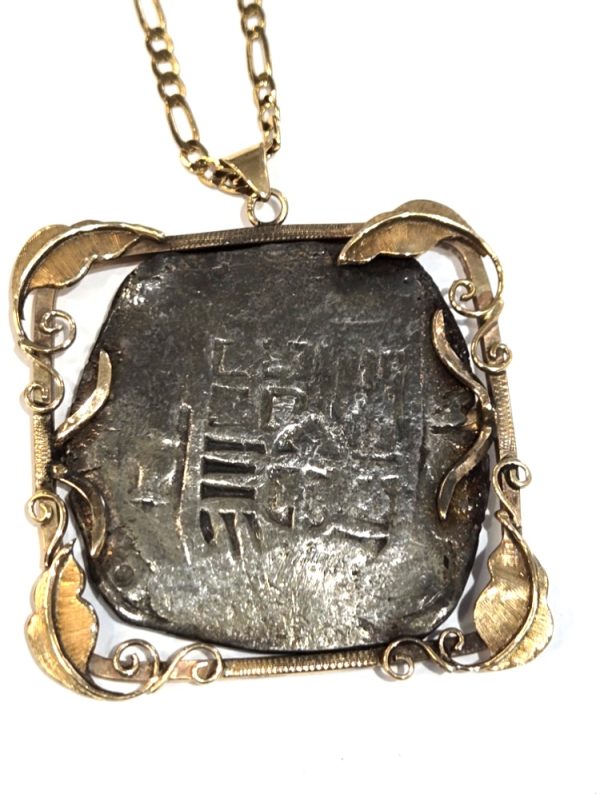 BEZEL SET COIN PENDANT