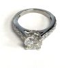 Platinum Natural Diamond Engagement Ring - Image 4
