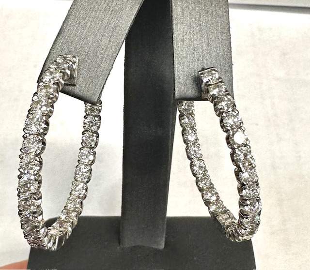 MINE GROWN INSIDE OUT HOOP EARRINGS