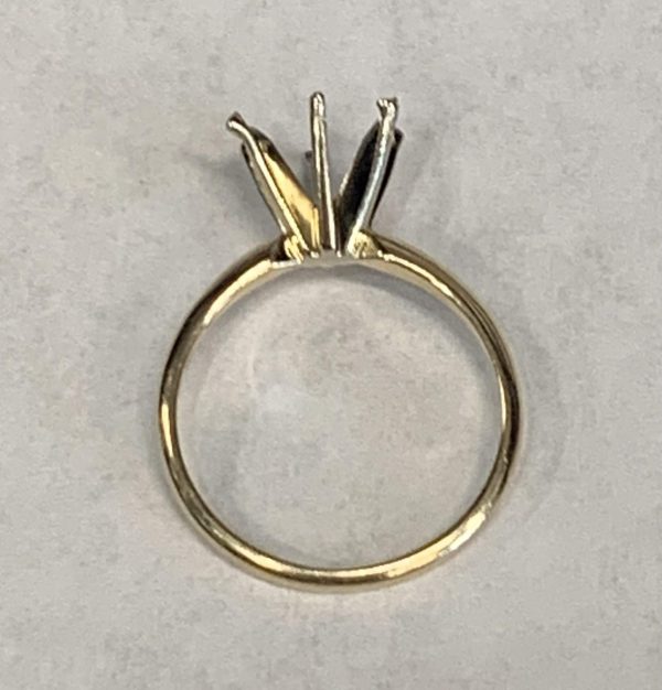 14K Y/G 6 PRONG SIZE 7 SETTING 1.4DWT