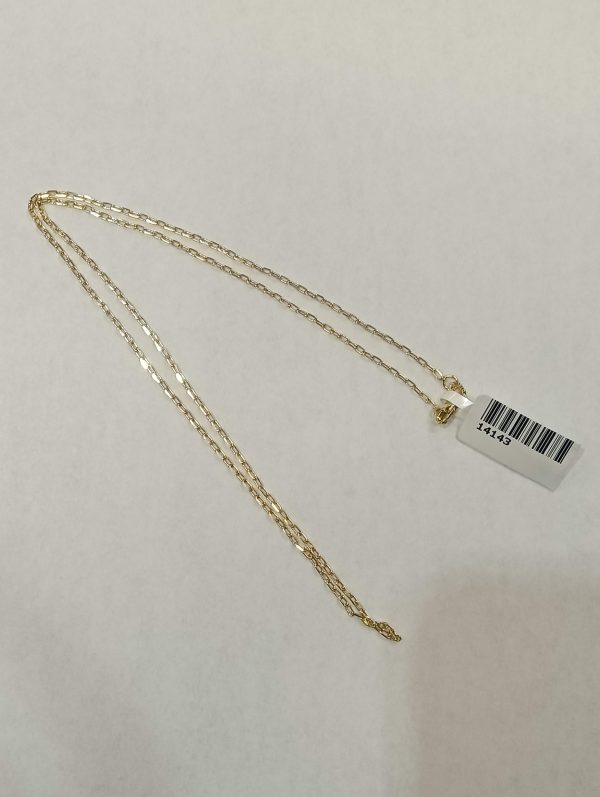 14K Y/G 18" NECKLACE 1.4DWT