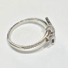 14K WHITE GOLD STAR FISH RING - Image 2