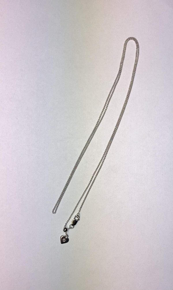 22" STERLING SILVER ADJUSTABLE 1MM SPIGA CHAIN 2.5G