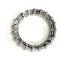 NATURAL ASHER CUT DIAMOND ETERNITY BAND - Image 4