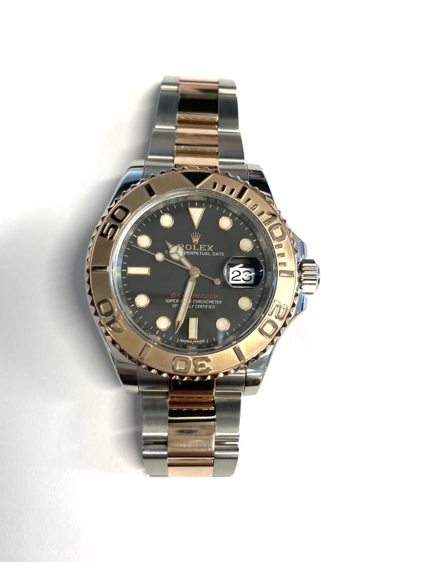 ROLEX YACHT MASTER TWO-TONE ROSE GOLD AND STAINLESS STEEL