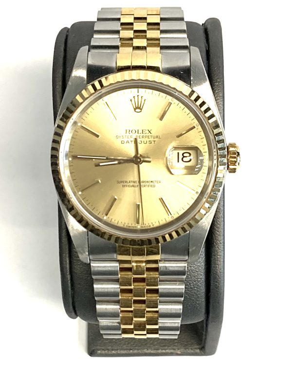 ROLEX 36mm TWO-TONE DATEJUST