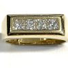 18K MEN'S NATURAL DIAMOND BAND - Image 2