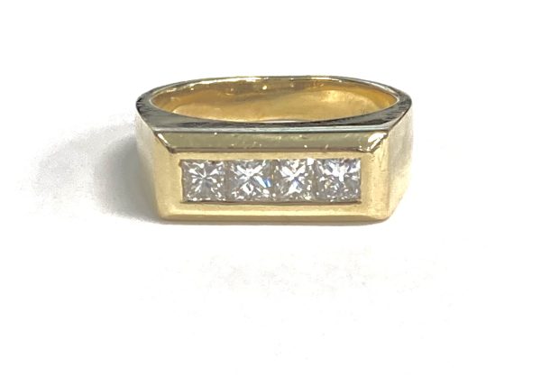 18K MEN'S NATURAL DIAMOND BAND