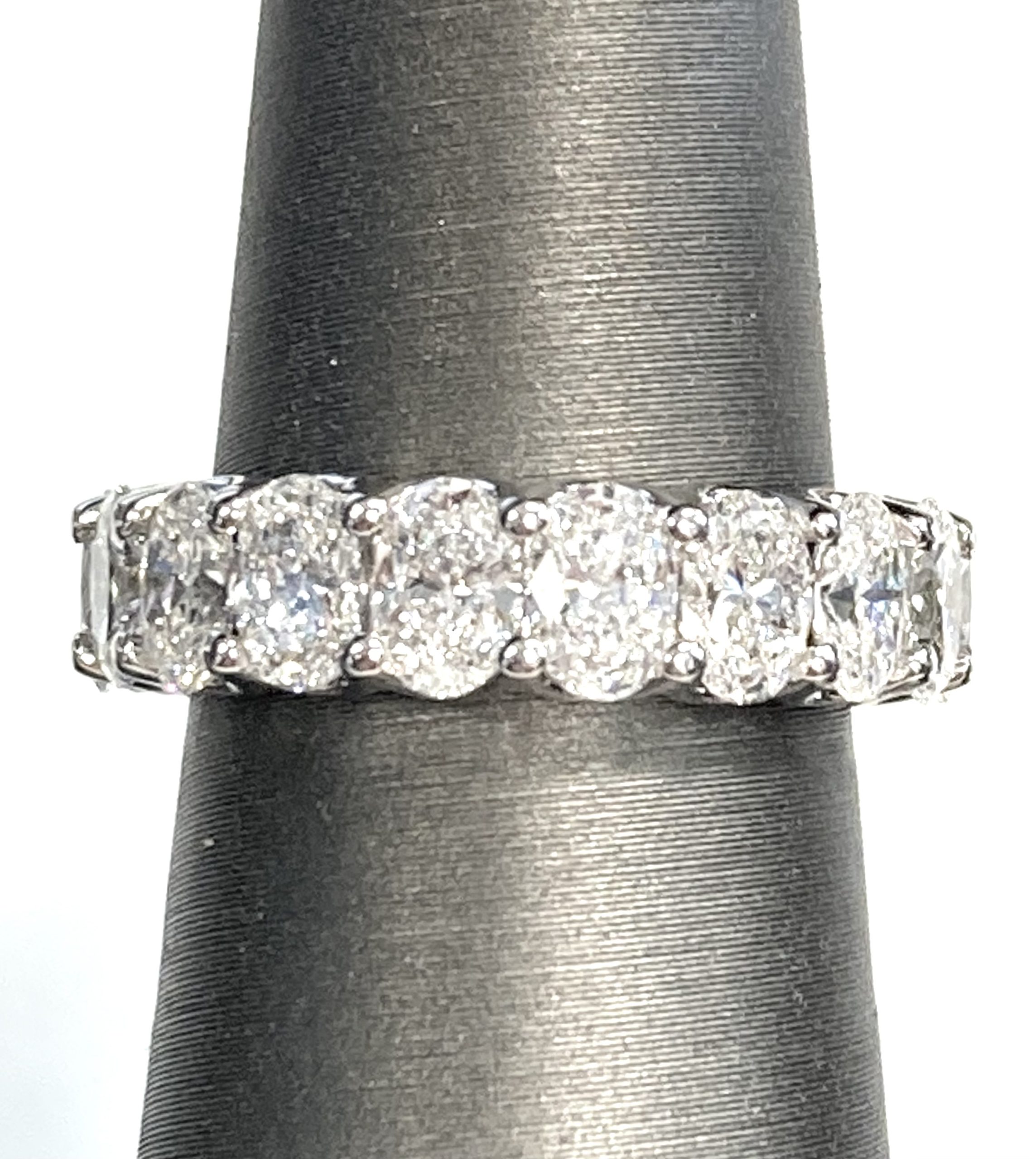 OVAL CUT DIAMOND ETERNITY BAND